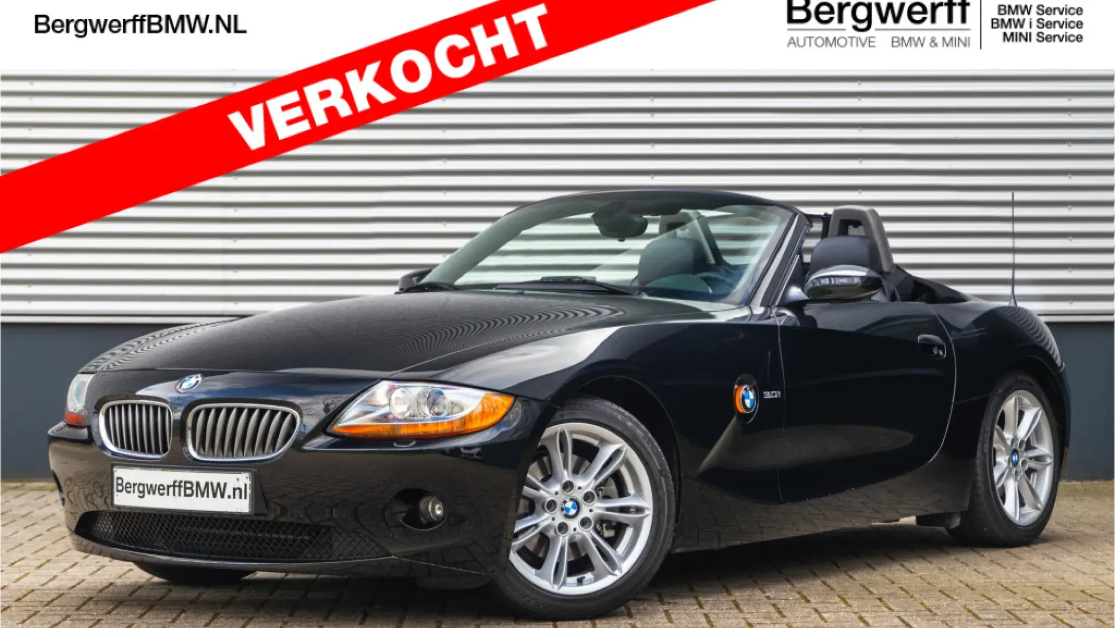 BMW Z4 Roadster 3.0i Leder Oregon Schwarz Cabrio E85 handgeschakeld H6 Manual Bergwerff