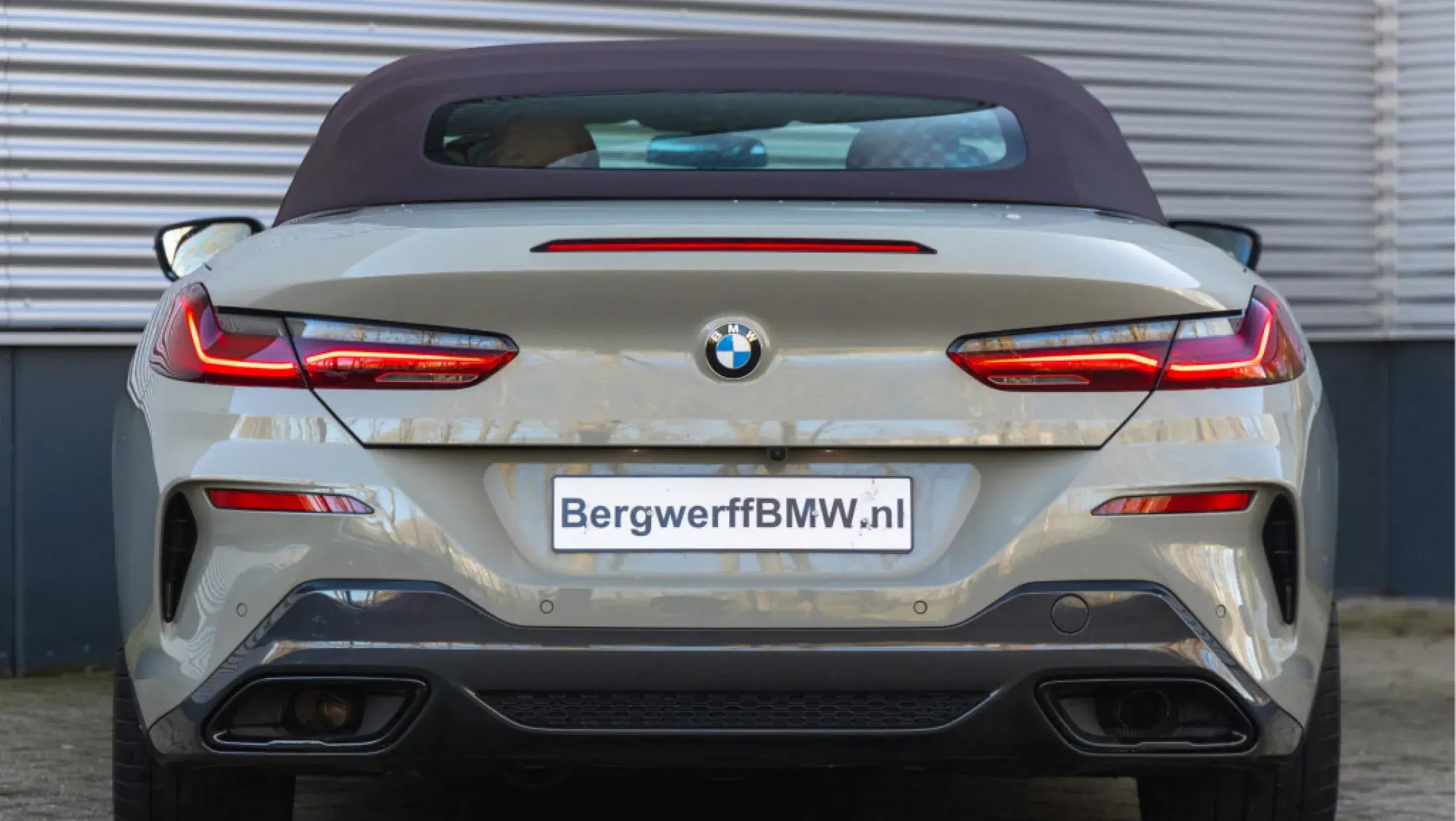 BMW 840i Cabrio Individual Special Request Mode Grau Fashion Grey G14 BMW Individual vollederen bekleding Merino Tartufo