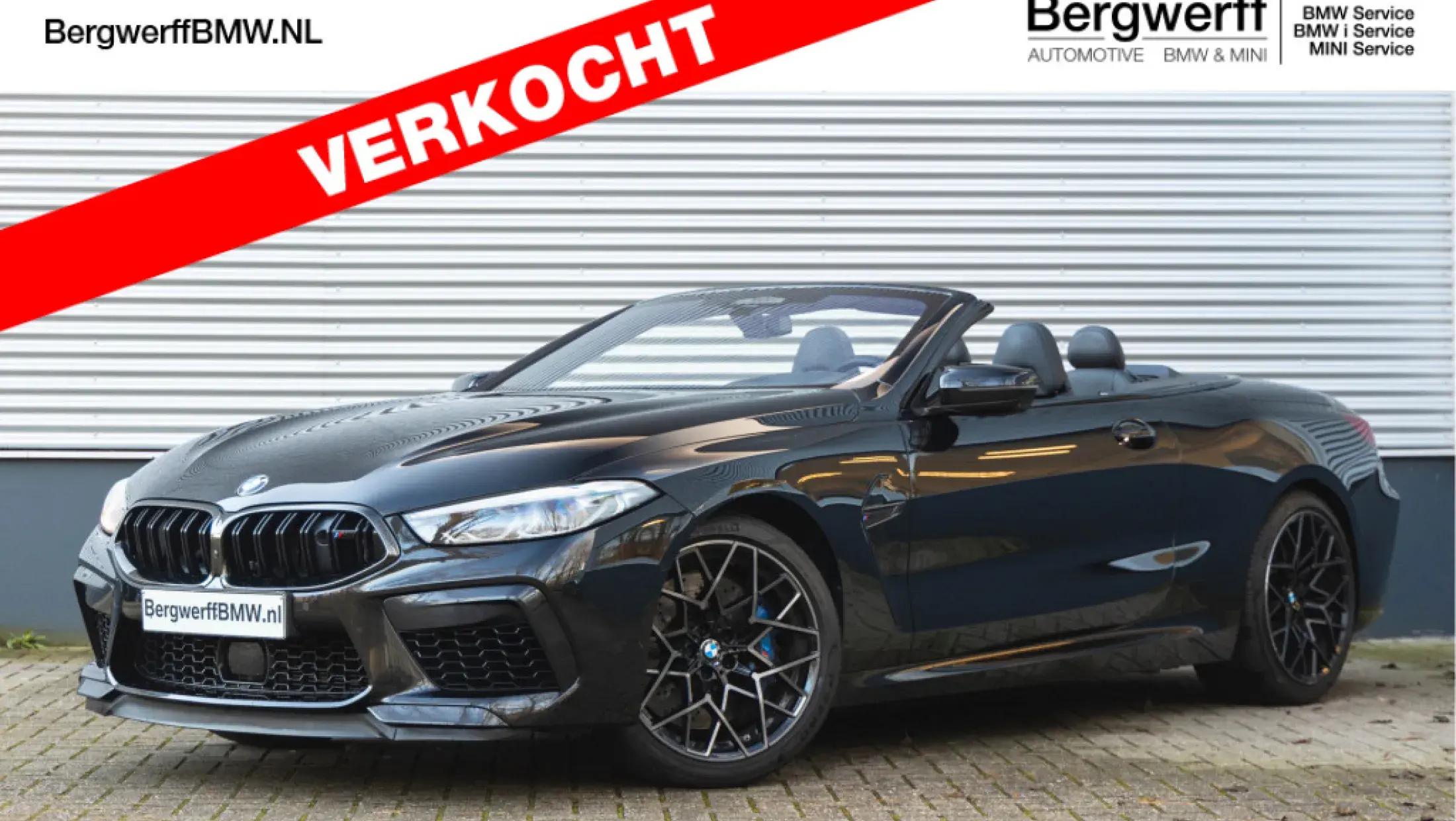 BMW M8 Competition Cabrio F91 Saphir Zwart 2021 Volleder Merino Schwarz Bergwerff