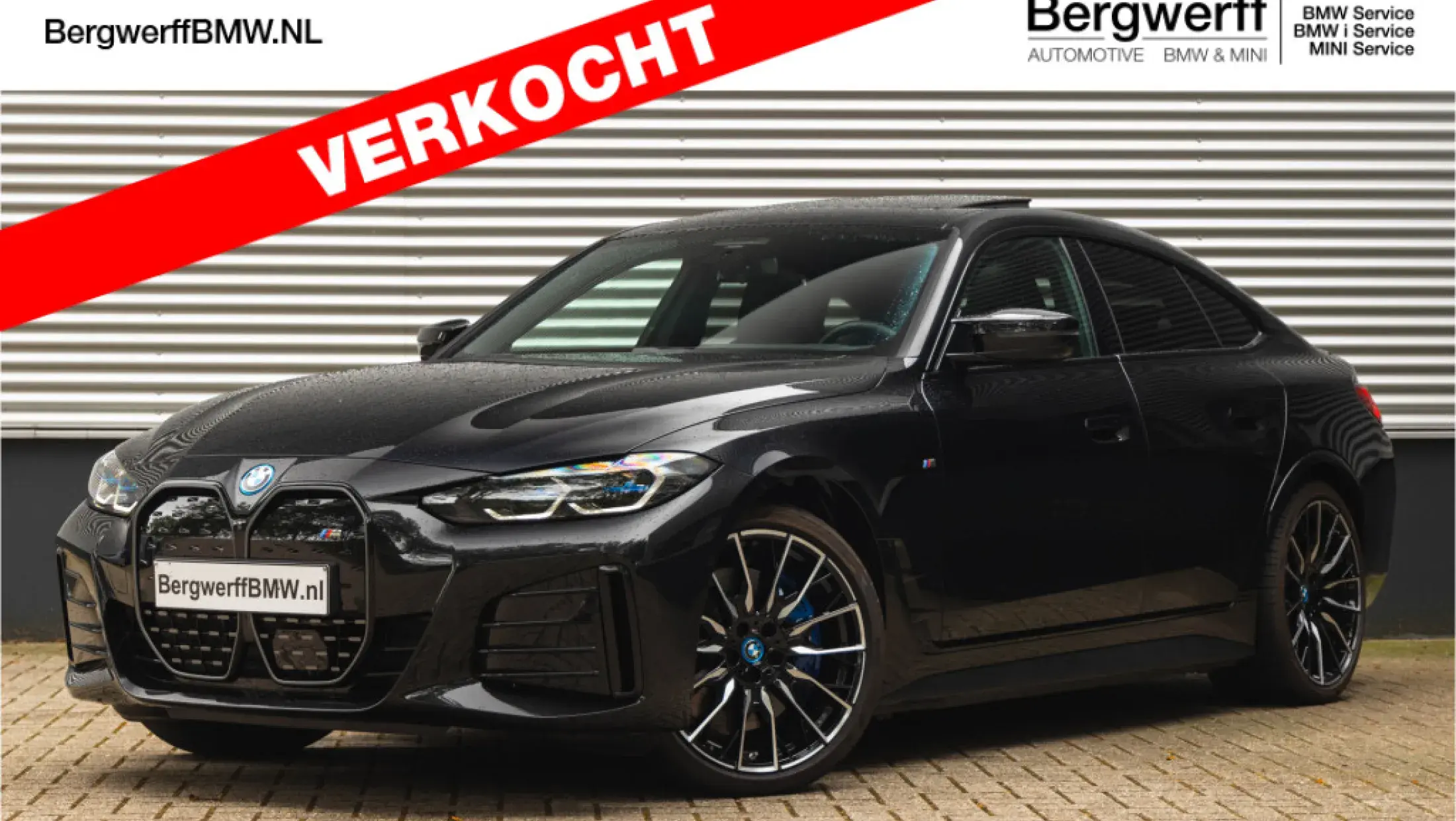 BMW i4 M50 Saphirschwarz Metallic 1