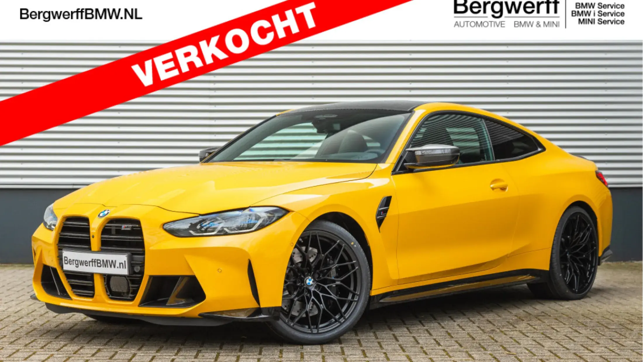 BMW M4 Coupe Competition Individual Speed Yellow Speedgelb Volleder Merino Schwarz G82