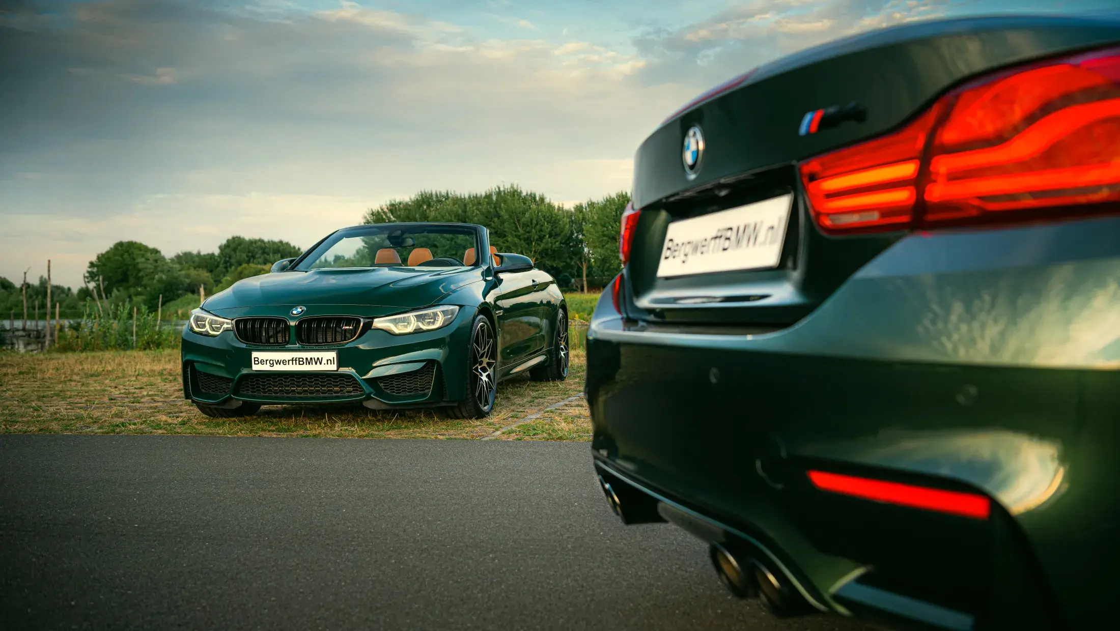 BMW M4 Competition Cabrio BMW Individual Special Request British Racing Green.