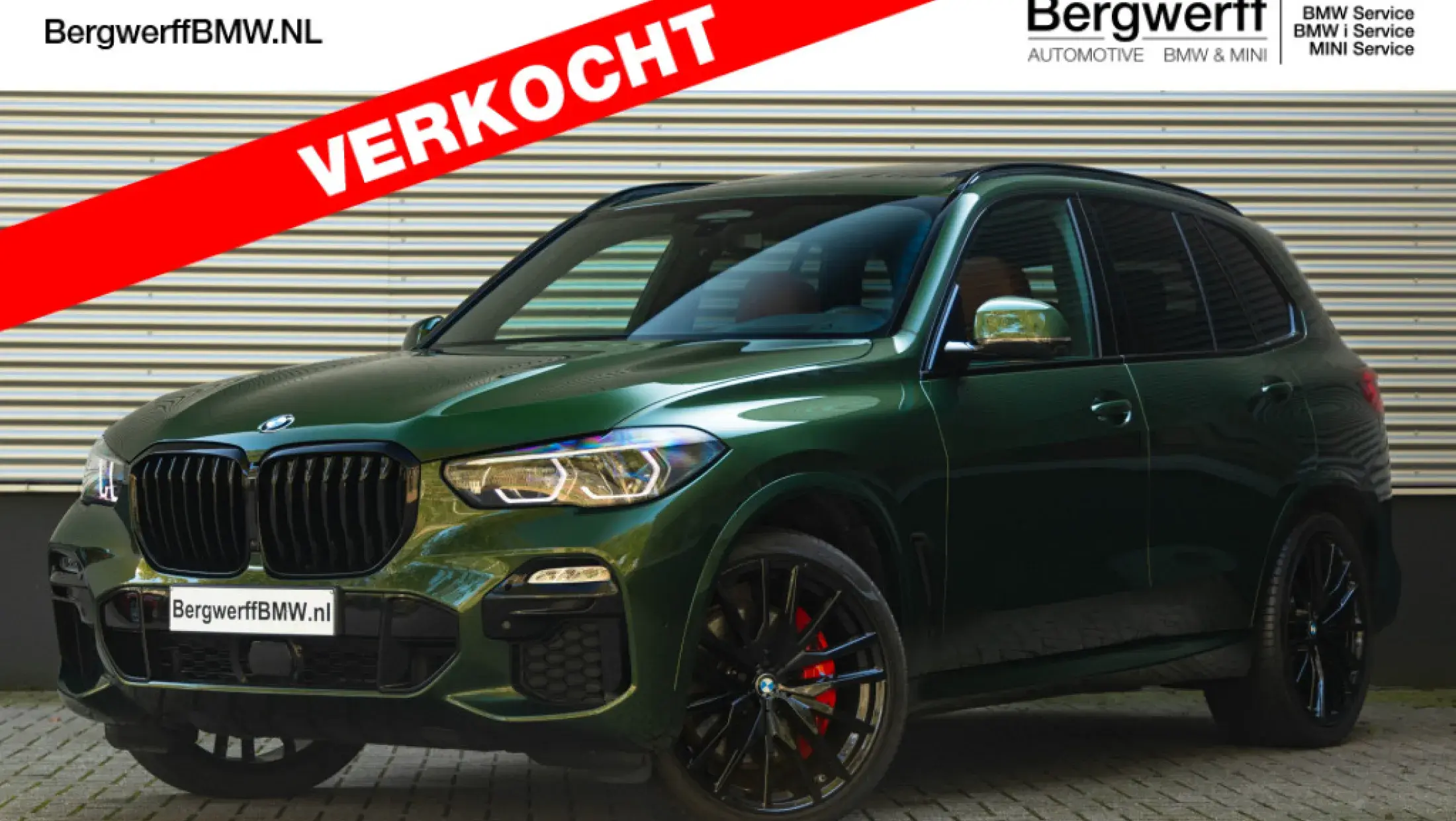 BMW X5 M50i G05 Individual Special Request Verde Ermes Metallic BMW Individual vollederen bekleding Tartufo