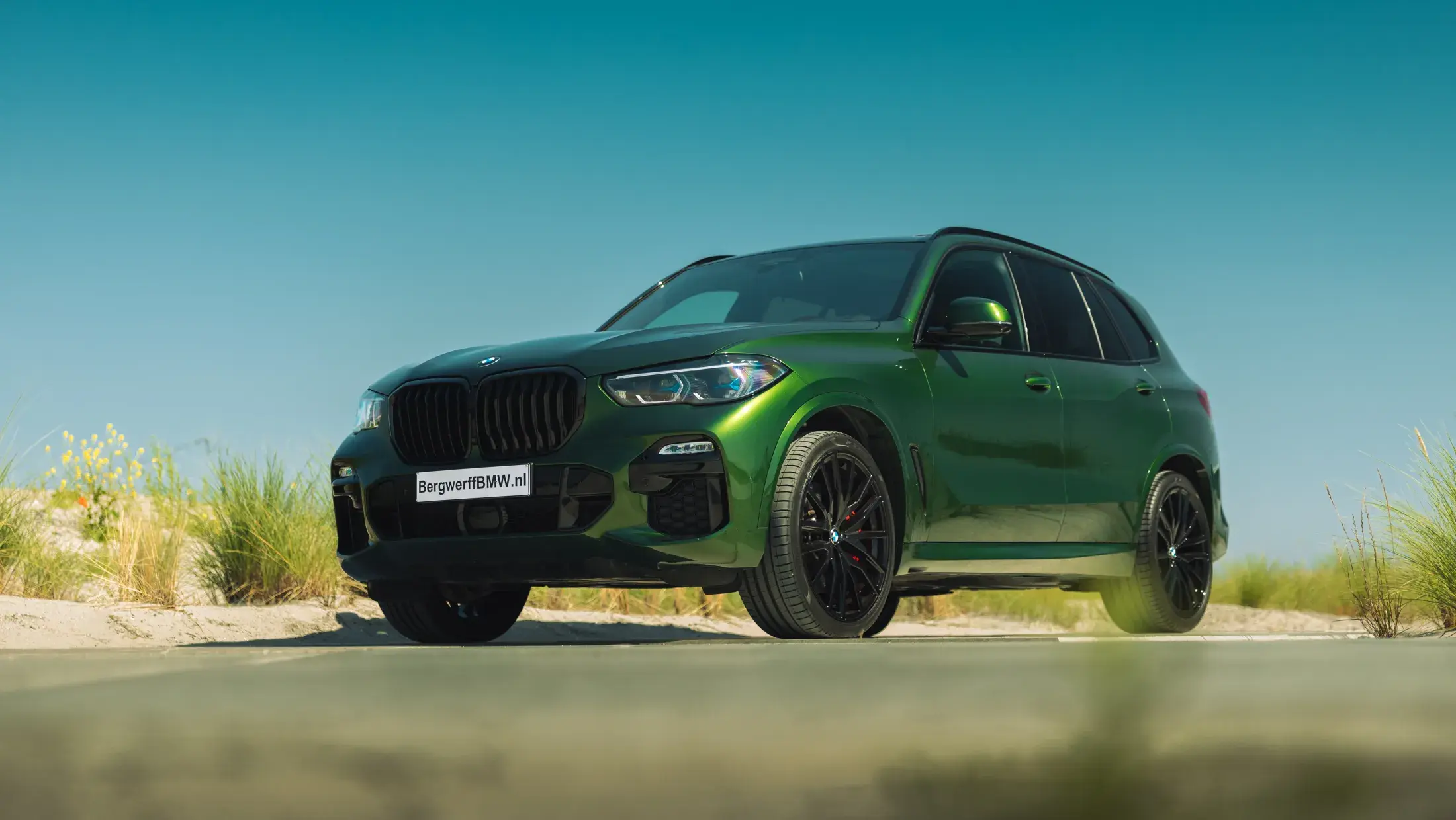 BMW X5 M50i G05 Individual Special Request Verde Ermes Metallic BMW Individual vollederen bekleding Tartufo