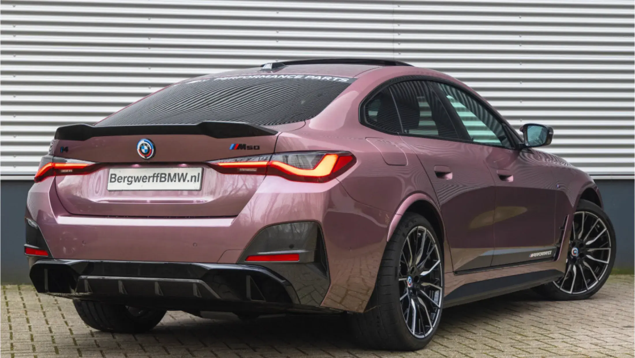 BMW i4 M50 Individual Special Request Velvet Orchid M-Performance Parts G26