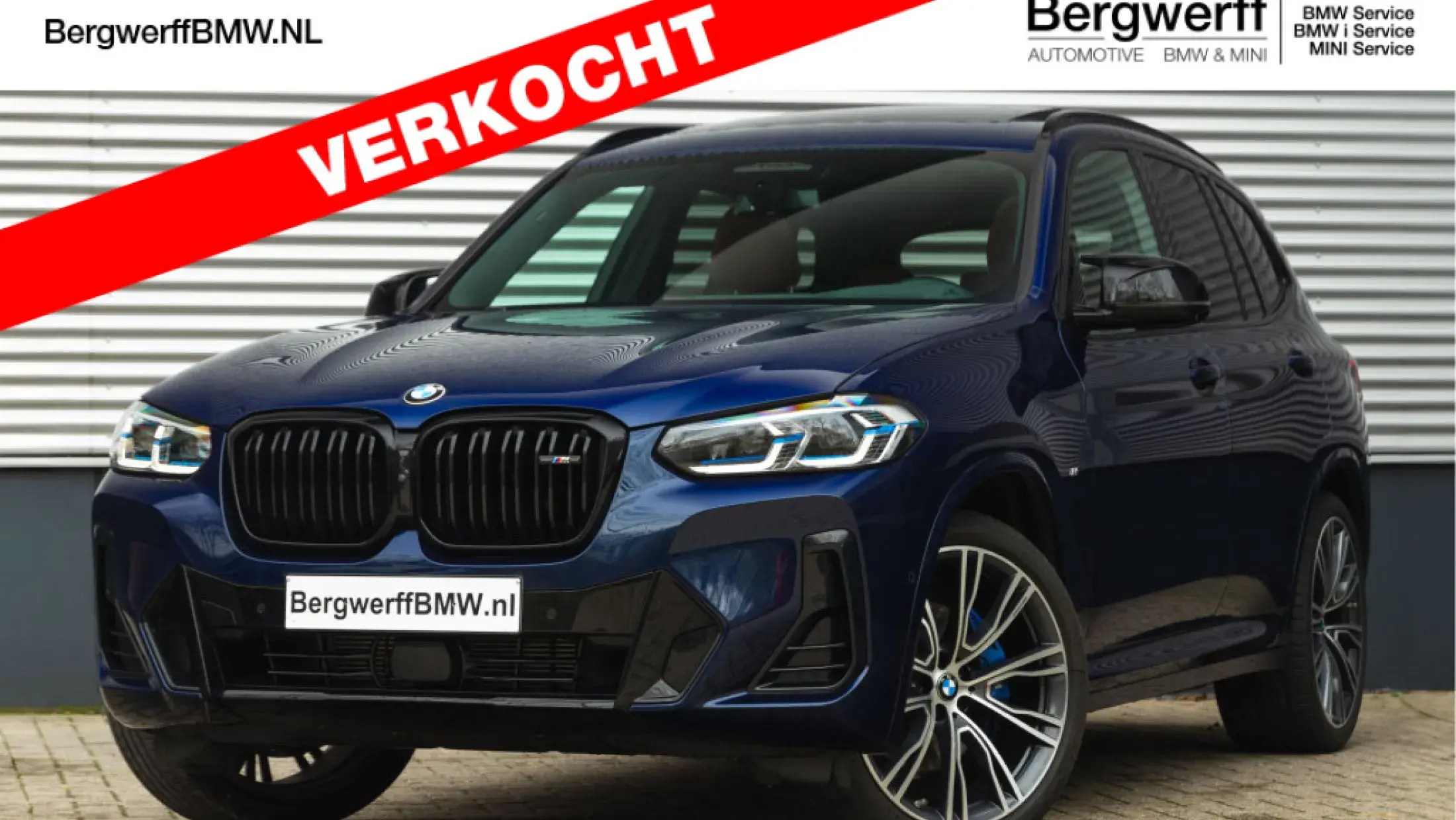 BMW X3 M40i xDrive LCI Individual Tansanit metallic BMW Individual uitgebreid lederen bekleding Tartufo G01