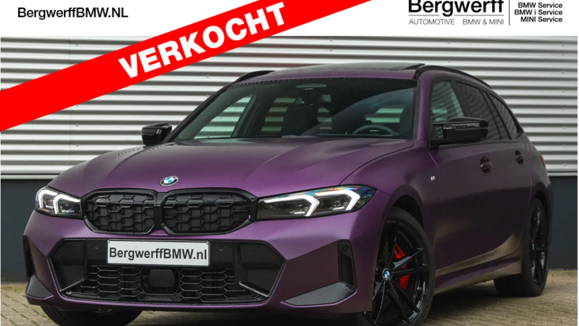 BMW M340i Touring Individual Frozen Purple metallic G21 LCI 