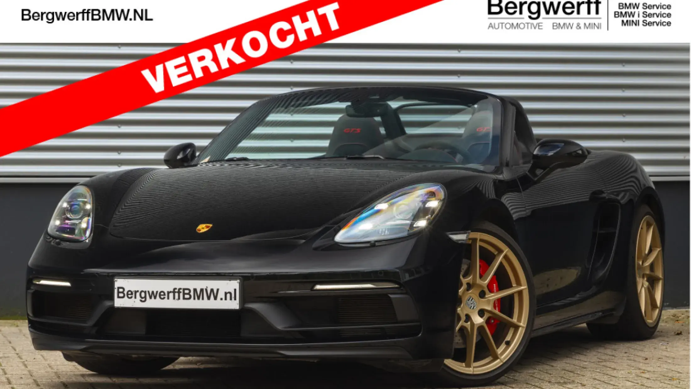 Porsche 718 Boxster GTS 4.0 handgeschakeld Cabriolet