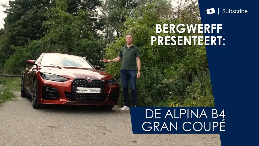 Bergwerff presenteert de Alpina B4 Gran Coupé Sunset Orange