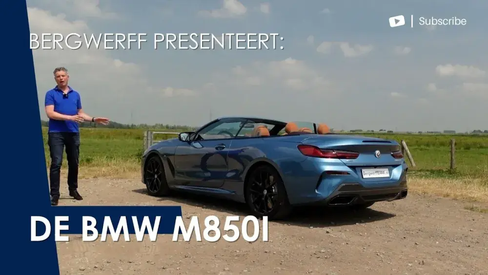 Bergwerff presenteert: de BMW M850i Cabrio Malediven blau individual