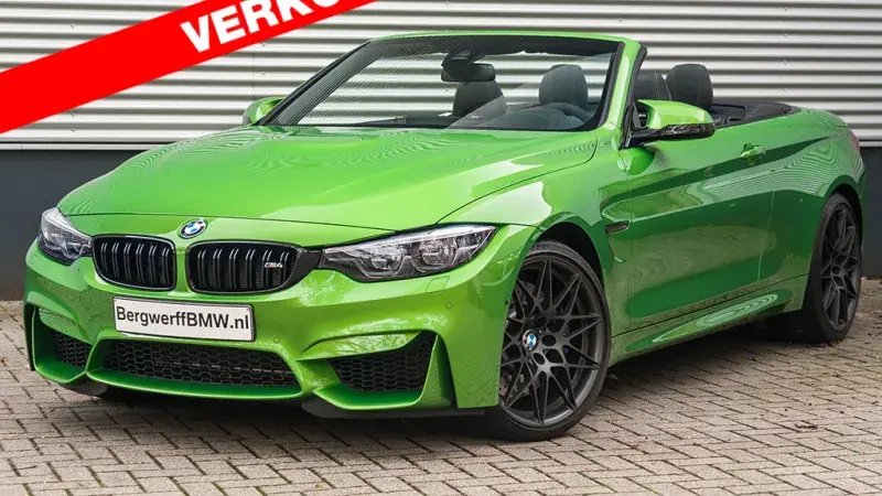 BMW M4 Competition Cabrio Individual Java Green Merino Silverstone F33 Bergwerff