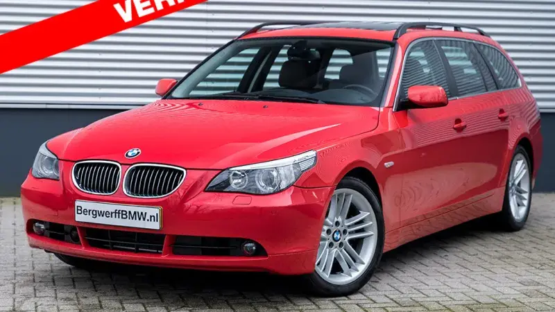 BMW 545i Touring Individual Feuer Rot E61 Bergwerff