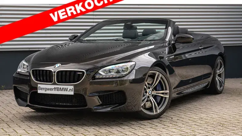 BMW M6 Cabrio Individual Citrinschwarz Metallic Merino Leder F12 Bergwerff