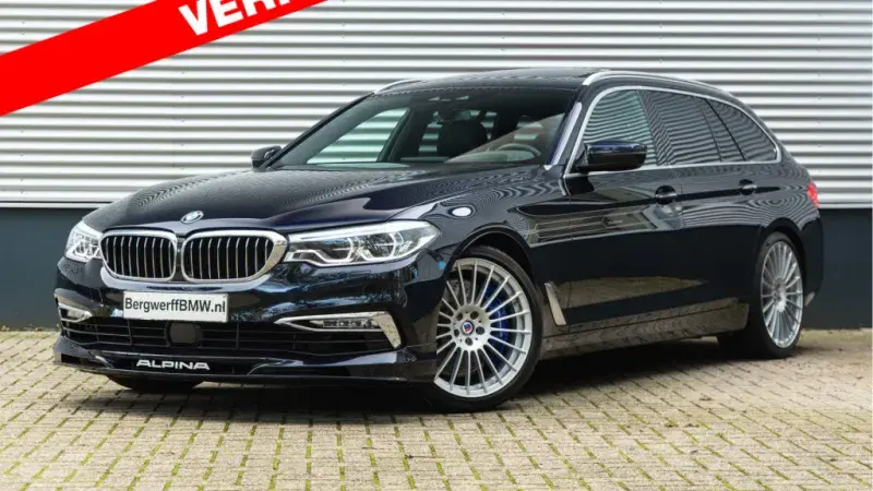 ALPINA B5 Touring Bi-Turbo Sperre Azurite Black Metallic Exklusivleder Nappa Schwarz G31 2018