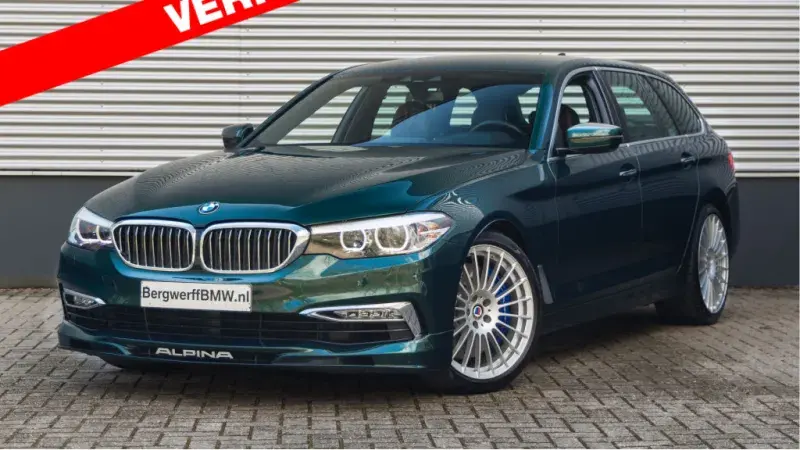 ALPINA B5 Touring G31 Alpina Green II Metallic Exklusivleder Nappa Mokka 2017