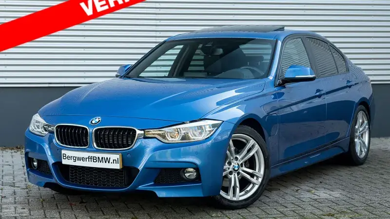 BMW 330e M-Sport Estoril Blau F30 Bergwerff