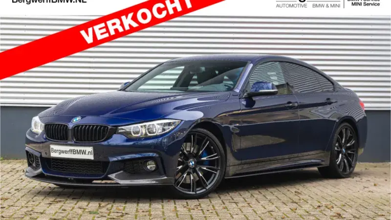 BMW 440i Gran Coupe M Performance Power and Sound kit Individual Tansanite Blue F36 Dakota schwarz leder