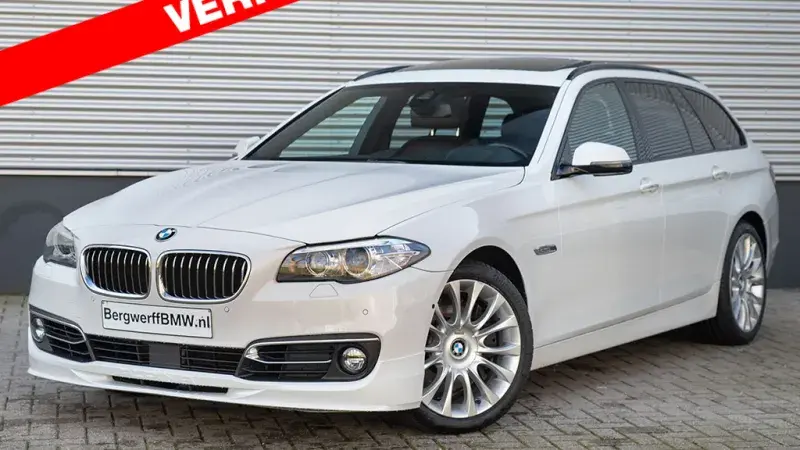 BMW 550i Touring Full-option Mineralweiss Exklusivleder Nappa Mokka Schwarz F11 Bergwerff