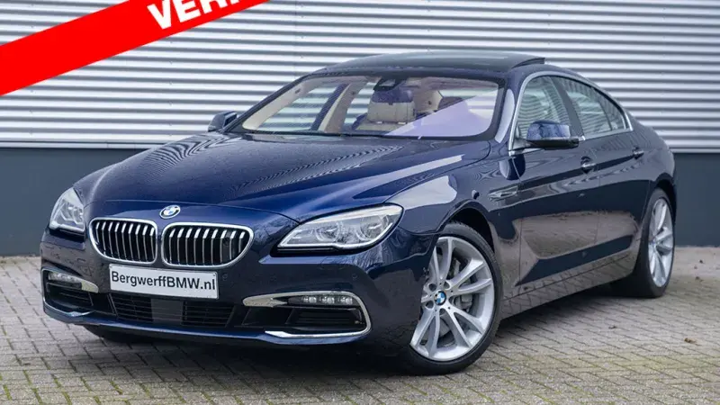 BMW 650i Gran Coupe tansanite blue individual champagner volleder F06 Bergwerff