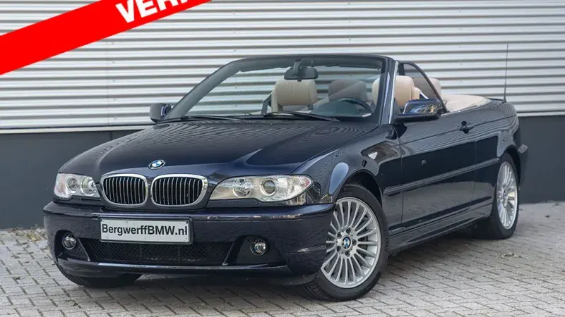 BMW E46 330Ci Cabrio Orient Blue Metallic Leder Montana Hellbeige Bergwerff