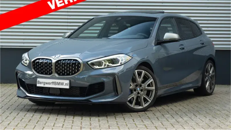 BMW M135i F40 Stormbay Metallic Hartchback Dakota schwarz leder Harman Kardon