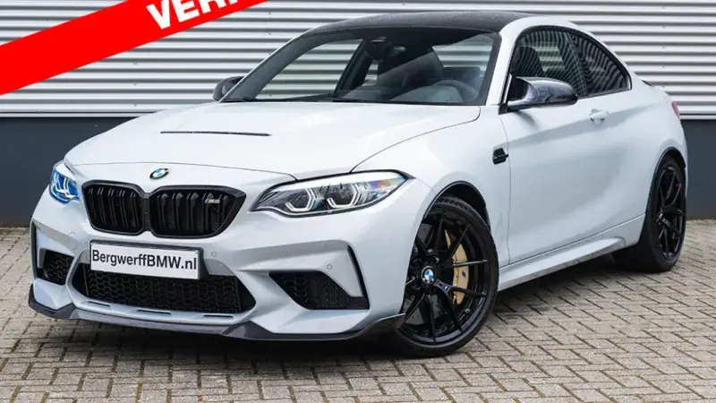 BMW M2 CS Manual Handgeschakeld F22 Hockenheim silver Metallic Alcantara Ledercombinatie Anthrazit Bergwerff