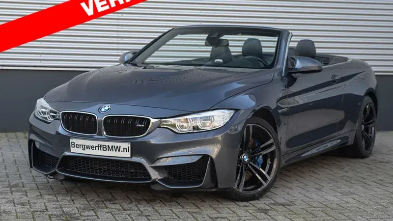 BMW M4 Cabrio DCT Mineralgrau Metallic Volleder Merino Schwarz F83 Bergwerff