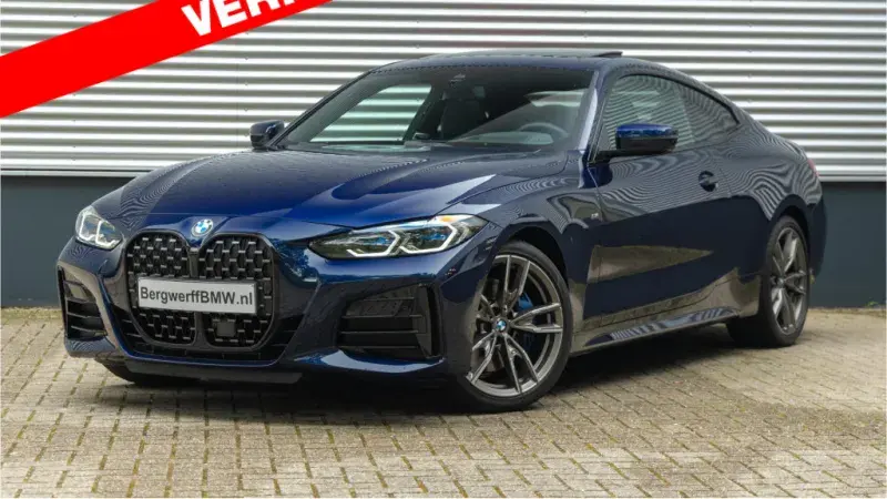 BMW M440i Coupe Individual Tansanitblau Metallic G22 Leder Vernasca Schwarz