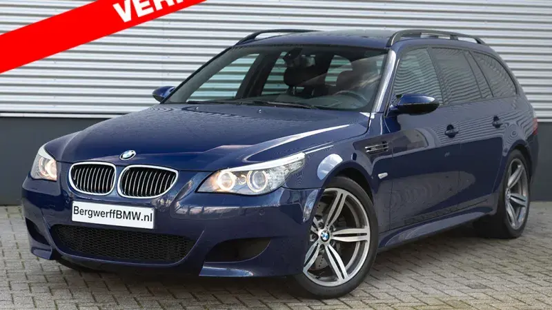 BMW M5 Touring Interlagosblau Volleder Merino  Schwarz E61 Bergwerff