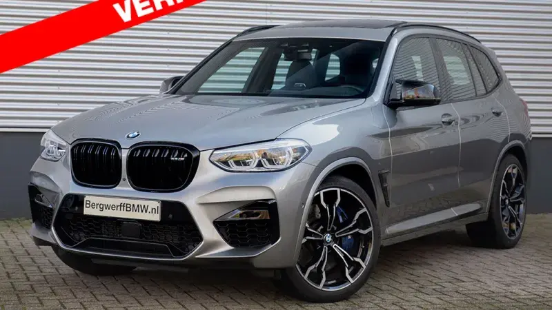 BMW X3 M Competition Donington Grau G01 Merino Schwarz leder M Drivers package Bergwerff