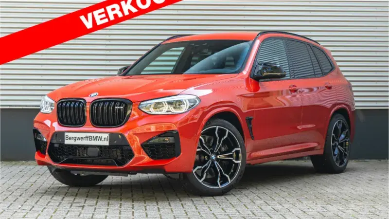 BMW X3 M Competition F97 SUV Toronto Red 2021 Lever merino Schwarz Bergwerff