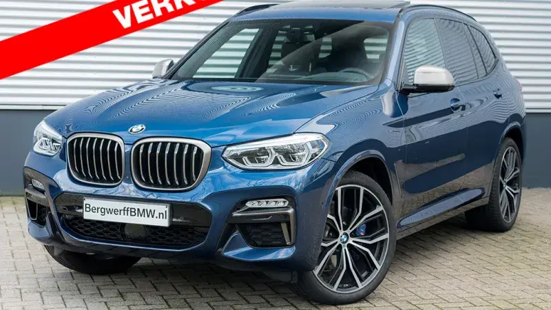 BMW X3 M40i xDrive Panoramadak Pythonic Blau G01 Bergwerff