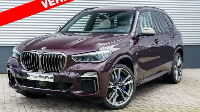 BMW X5 M50d Individual Ametrin Metallic BMW Individual leder Merino Elfenbeinweiss Bergwerff Gorinchem