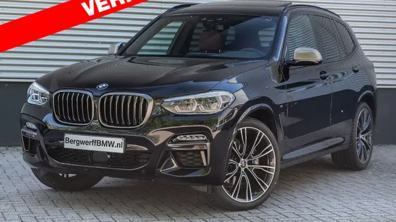 BWM X3 M40i G01 BMW Individual uitgebreid lederen bekleding Tartufo stiksel Schwarz SUV Bergwerff