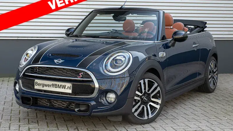 MINI Cooper S Cabrio F57 Chili Lapisluxury Blue Leder Chester Malt Brown black 2019