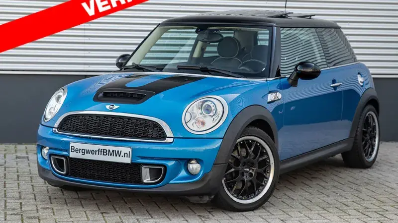 MINI Cooper S Chili 1.6 Leder Schuif-kanteldak Harman Kardon Laser Blue R56 Bergwerff