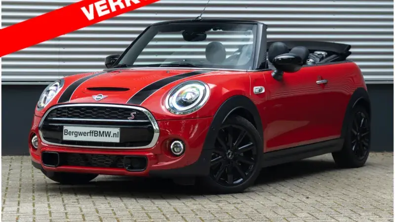 MINI Cooper S Chili Cabrio F57 Chili red MINI Yours Leer Lounge Carbon Black