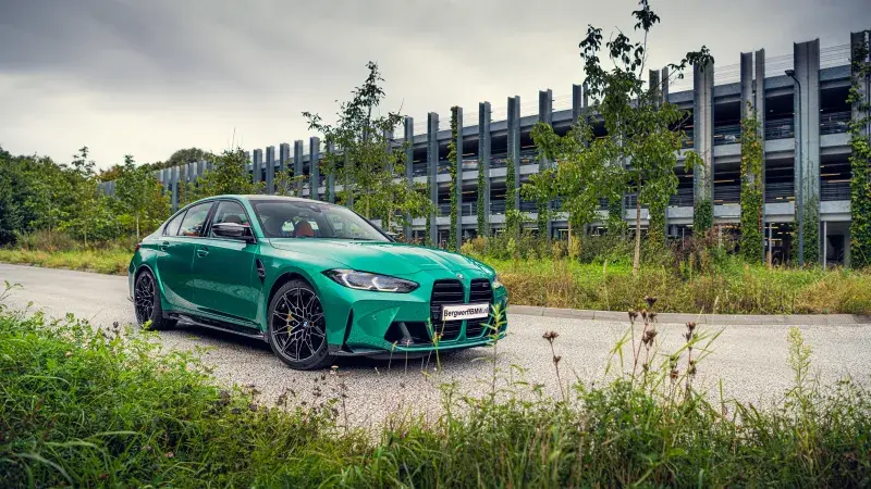 BMW M3 Competition Isle of Man Grun