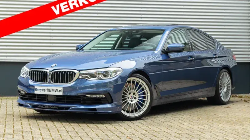 ALPINA B5 Bi-Turbo Sedan Sperre Alpina Blue Metallic Exklusivleder Nappa Leder Schwarz G30