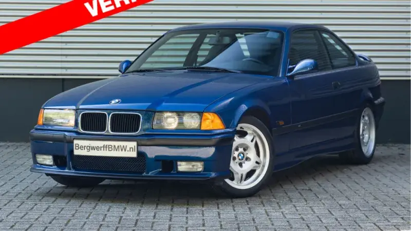 BMW E36 M3 Coupe Avus Blue Pearl Avusblau Metallic Sonderwunsch 1994 First Paint Classic