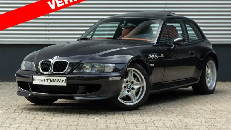 BMW Z3 M Coupe E36 handgeschakeld Manual Cosmos Black Pearl Metallic Leder Nappa Kyalami orange