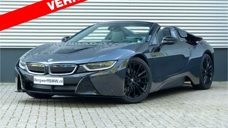 BMW i8 Roadster i15 Cabrio Volleder 'Spheric' geperforeerd in Amido Sophistograu Electric 