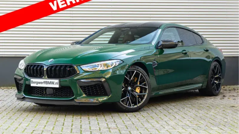 BMW M8 Competition Gran Coupe BMW Individual Irish Green F93 Volleder Merino Taruma Braun