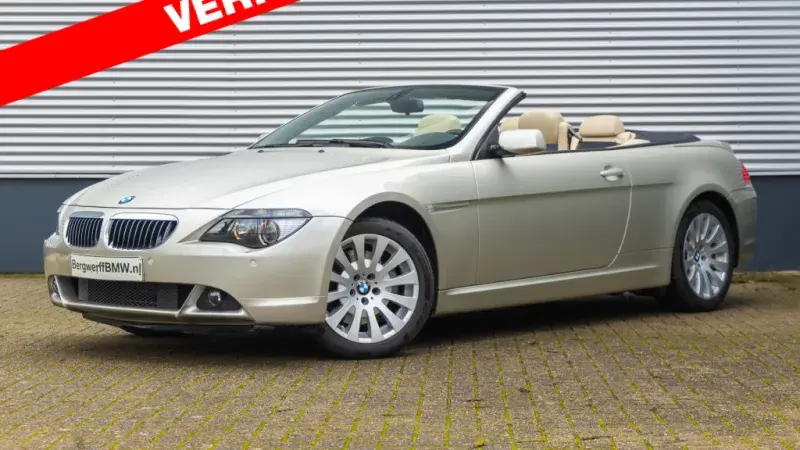 BMW 650i Cabrio Youngtimer Mineralsilber A14 E64 Bergwerff