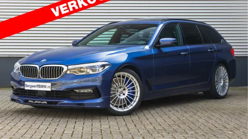 ALPINA B5 Touring Bi-turbo G31 Alpina Blue Metallic Exklusivleder Nappa Schwarz