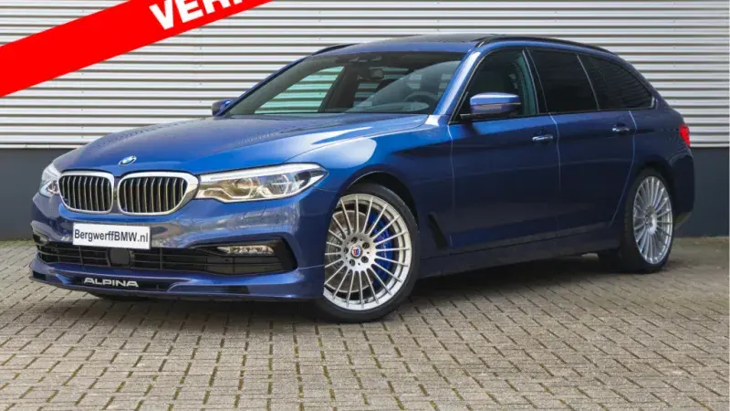 ALPINA B5 Touring Bi-turbo G31 Alpina Blue Metallic Exklusivleder Nappa Schwarz