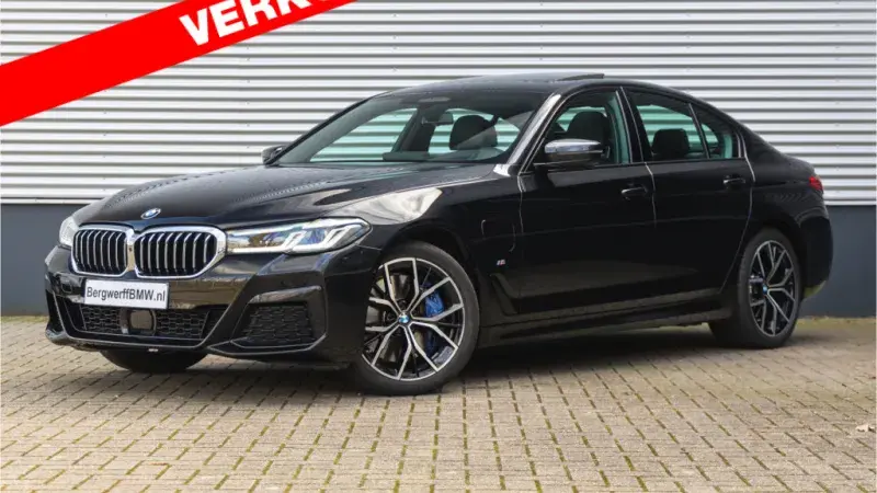 BMW 545e G30 LCI Sedan Black Saphire Metallic Exklusivleder Nappa Schwarz 2021