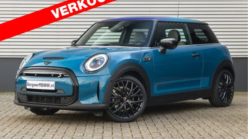 MINI Electric F56 Island Blue Stoff Leatherette combinatie Black Pearl Light Grey Hatchback