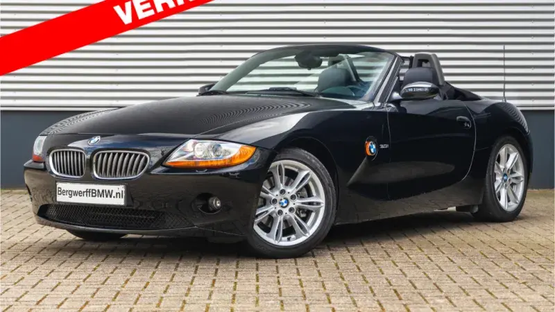 BMW Z4 Roadster 3.0i Leder Oregon Schwarz Cabrio E85 handgeschakeld H6 Manual Bergwerff