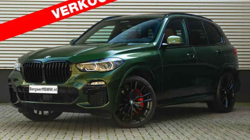 BMW X5 M50i G05 Individual Special Request Verde Ermes Metallic BMW Individual vollederen bekleding Tartufo